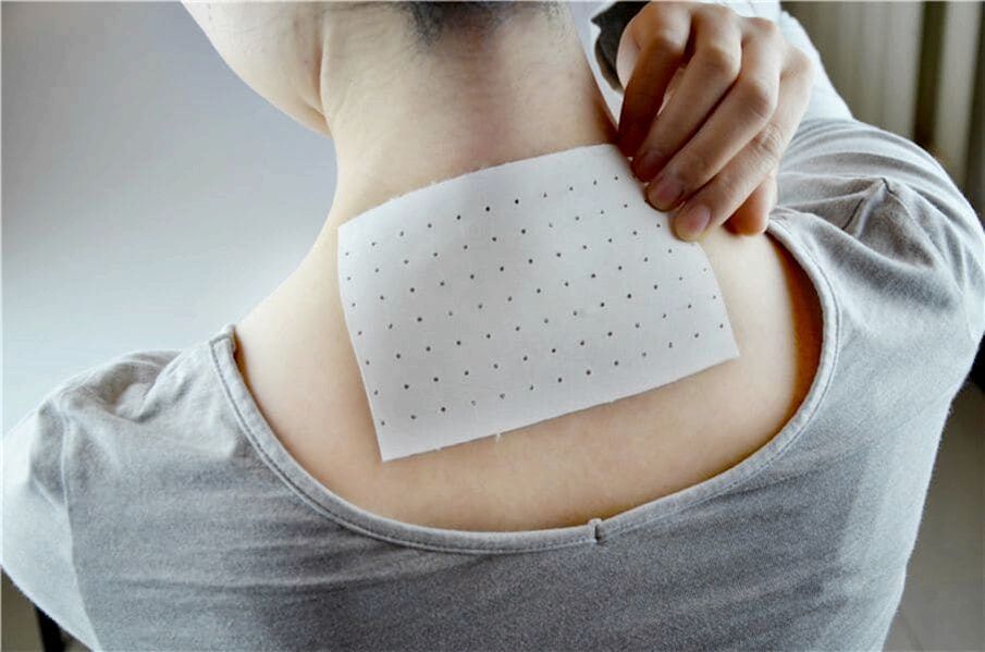 Anesthetic patch for the back