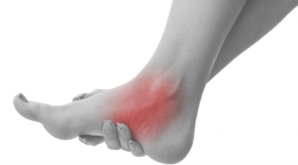 Ankle pain due to osteoarthritis