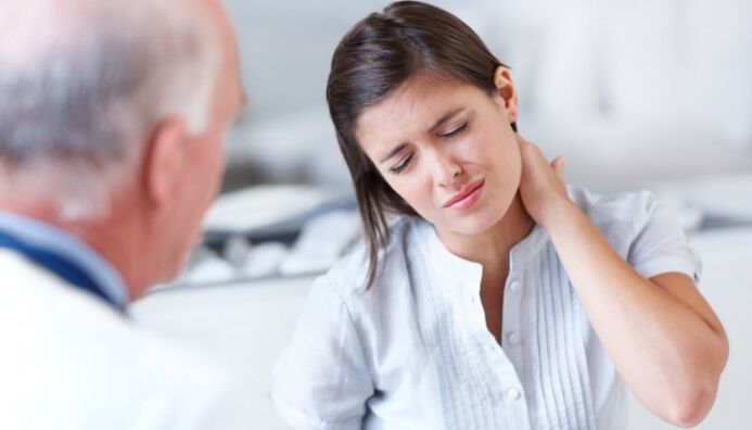 Doctor's appointment for neck pain