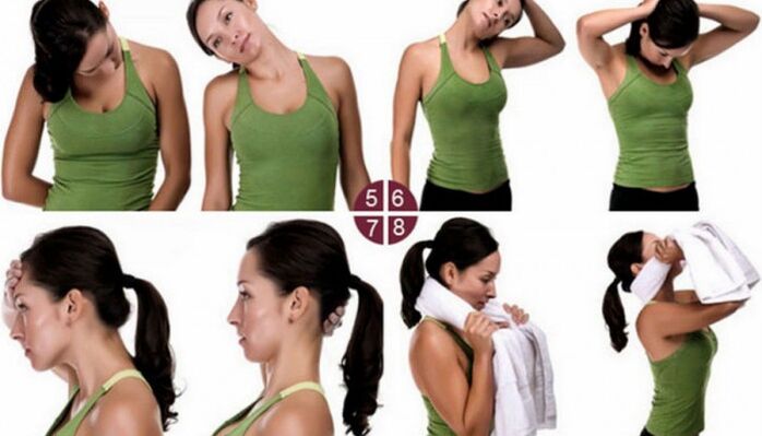 Gymnastics for neck pain